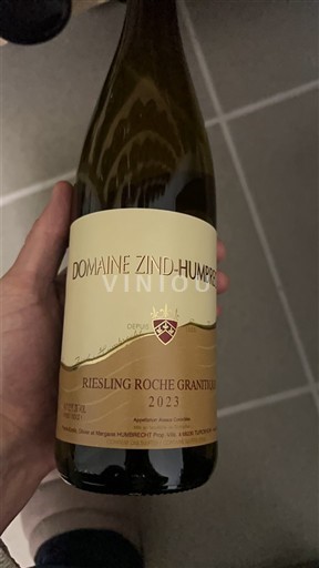 Alsace Domaine Zind-Humbrecht Riesling Roche Granitique 2023