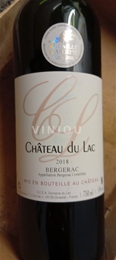 Tây Nam Bergerac Château Lac 2018