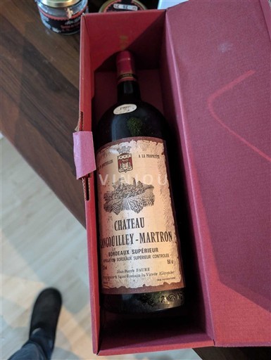 Bordeaux Bordeaux superiore Château Mangouilhey-Martron 1997