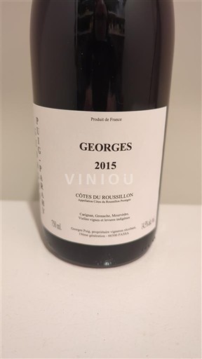Roussillon Côtes du Roussillon Puchernaud Georges 2015