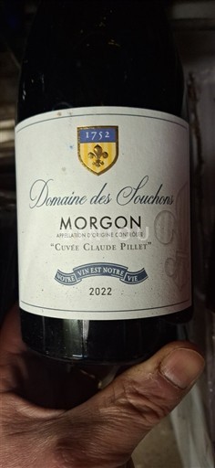 Beaujolais Morgon Domaine S Souchons Claude Pillet 2022
