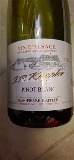 Alsace Pinot blanc Jean-Pierre Kappler Pinot blanc 2024