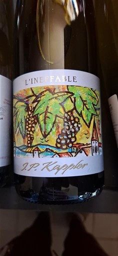 Alsácia Jean-Pierre Kappler L'Ineffable 2022