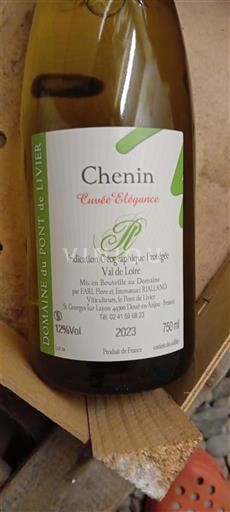 Loirevallei Domaine Pont de Livier Elégance 2023