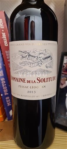 Bordéus Pessac-Léognan Domaine La Solitude 2013
