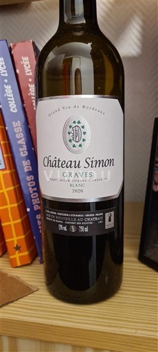 Bordeaux Graves Château Simon 2020
