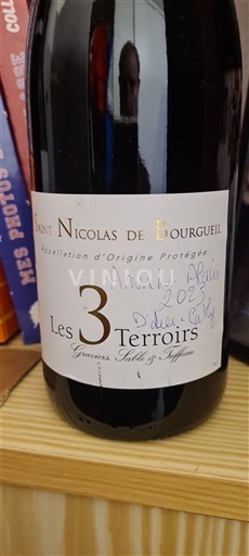 Loirevallei Saint-Nicolas-De-Bourgueil Amirault Vignerons Les 3 Terroirs 2023
