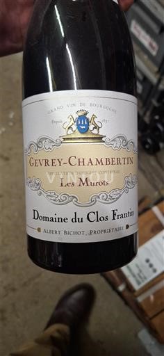 Bourgogne Gevrey-chambertin Domaine Clos Frantin Les Muros 2017