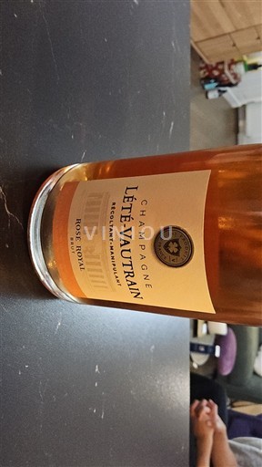 Champagne Sâm-panh Lété-Vautrain Rosé Royal Không niên vụ