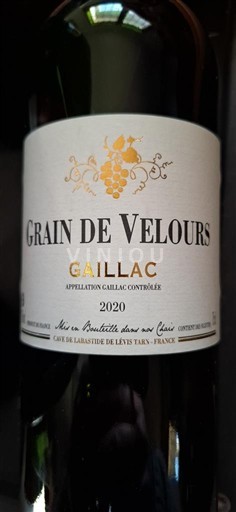 Tây Nam Gaillac Cave de Labastide de Lévis Grain de Velours 2020