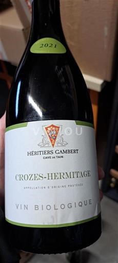 Thung lũng Rhône Crozes-hermitage Héritiers Gambert Cave de Tain 2021