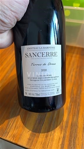 Loiretal Sancerre Château La Rabotine Terres de Drues 2020