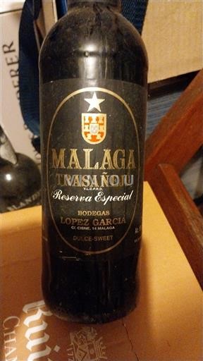 Andalusia Malaga Bodegas Lopez Garcia Trasanejo Reserva Especial 2004