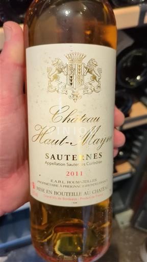 Bordeaux Sauternes Château Haut-Mayne 2011