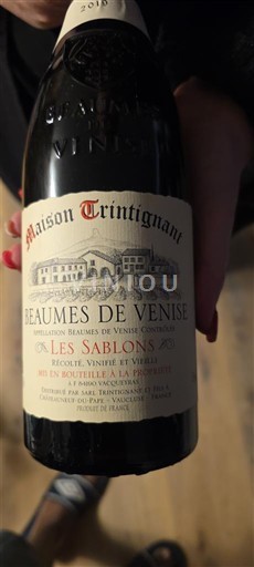 Valle del Rodano Beaumes de Venise Maison Trintignant Les Sablons 2019