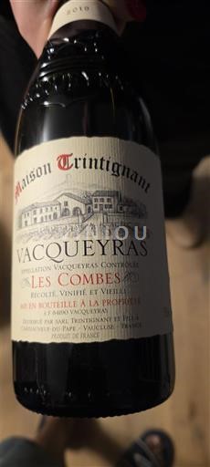 Valle del Rodano Vacqueyras Maison Trintignant Les Combes 2019
