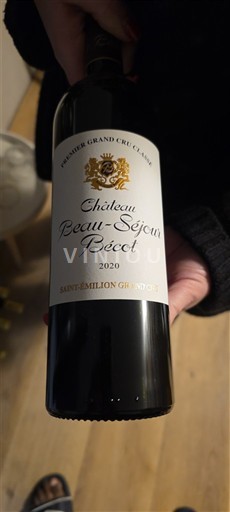 Bordeaux Saint-Émilion Grand Cru Grand Cru Château Beau-Séjour Bécot 2020