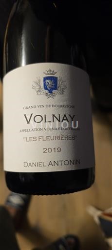 Borgonha Volnay Daniel Antonin Les Fleurières 2019