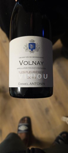 Borgonha Volnay Daniel Antonin Les Fleurières 2019