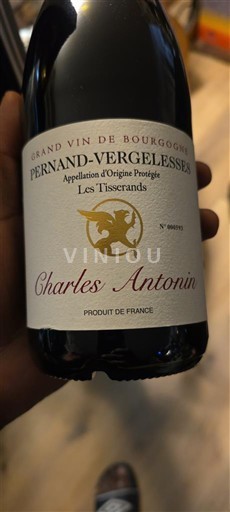 Bourgogne Pernand-vergelesses Charles Antonin Les Tisserands 2019