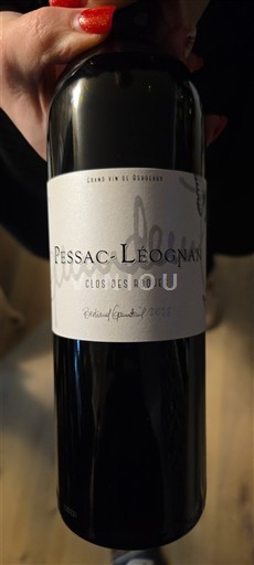 Bordéus Pessac-Léognan Clos des Roques Não Sazonado