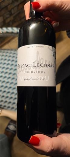 Bordéus Pessac-Léognan Clos des Roques 2023