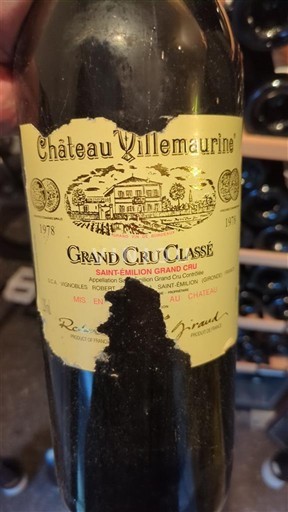 Bordeaux Saint-Émilion Grand Cru Château Villemaurine 1978