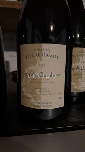 Bourgogne Chapelle-chambertin Grand Cru Domaine Pierre Damoy 2012