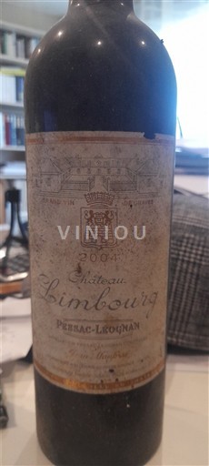 Bordeaux Pessac-Léognan Château Limbourg 2004
