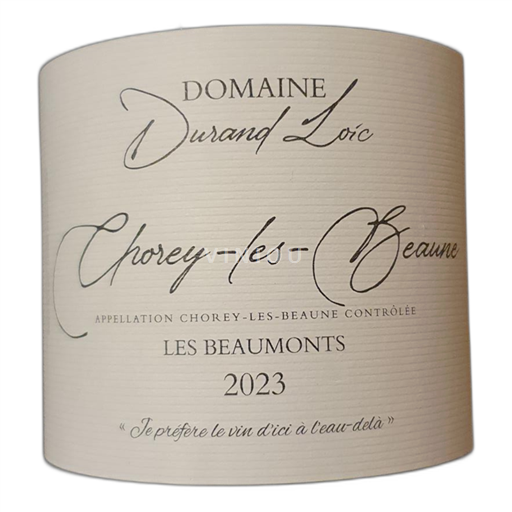 Borgoña Chorey-lès-Beaune Domaine Durand-Loïc Les Beaumonts 2023