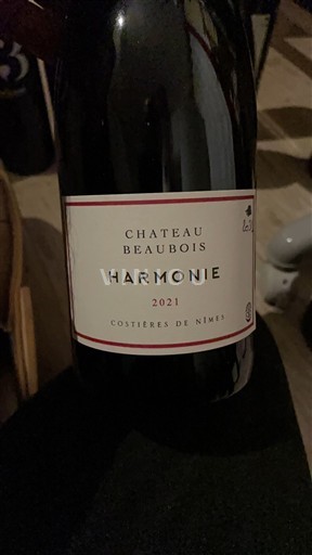 Valle del Rodano Costières di Nîmes Château Beaubois Harmonie 2021