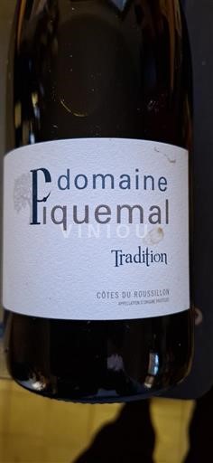 Roussillon Côtes du Roussillon Domaine Piquemal Tradition 2015