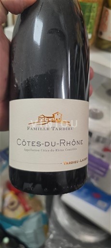 Valea Ronului Côtes-du-Rhône Famille Tardieu 2019