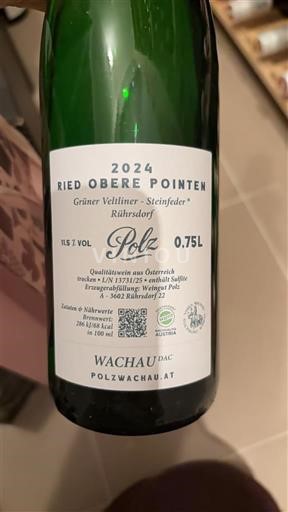 Hạ Áo Wachau DAC Polz Ried Obere Pointen 2024