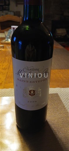 Bordeaux Saint-Estèphe Château Moulin de Pez 2006