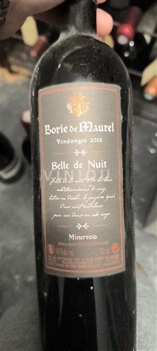 Langvedok Minervois Borie de Maurel Belle de Nuit 2015