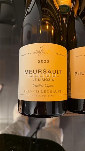 Bourgogne Meursault Francis Lechauve Le Limozin Vieilles Vignes 2020