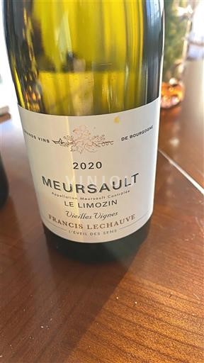 Burgundija Meursault Francis Lechauve Le Limozin Vieilles Vignes 2020