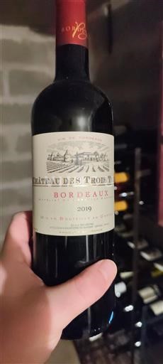 Vinos Rouge sec Château S Trois Tours 2019 Francia Burdeos Bordeaux AOC