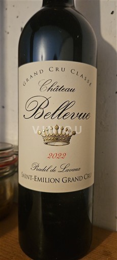 Bordeaux Saint-Émilion Grand Cru Grand Cru Château Bellevue 2022