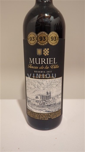 La Rioja Rioja Muriel Fincas de la Villa Reserva 2015