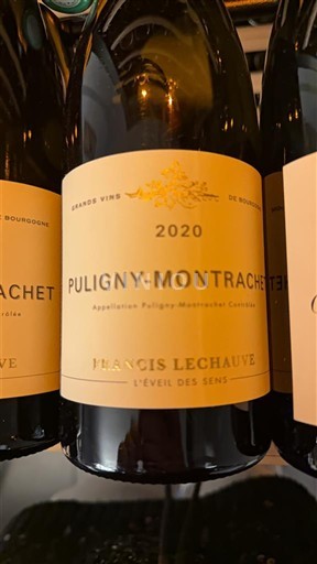 Bourgogne Puligny-montrachet Francis Lechauve L'Éveil des Sens 2020
