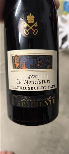 Valle del Rodano Châteauneuf-du-Pape Domaine La Présidente La Nonciature 2018