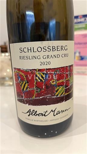 Alsace Riesling Grand Cru Albert Mann Schlossberg Riesling Grand Cru 2020