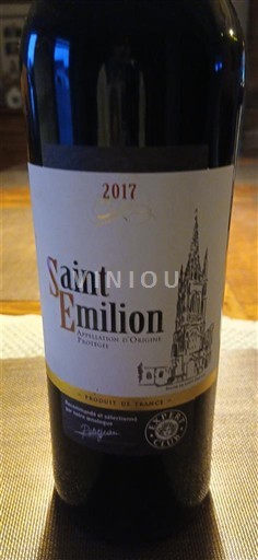 Bordeaux Saint-Émilion Origine protégée 2017