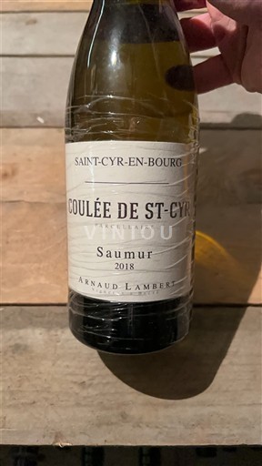 Valle della Loira Saumur Arnaud Lambert Coulée de St-Cyr 2018