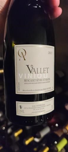 Valle della Loira Muscadet Sèvre et Maine Earl Olivier Gouy Vallet 2017