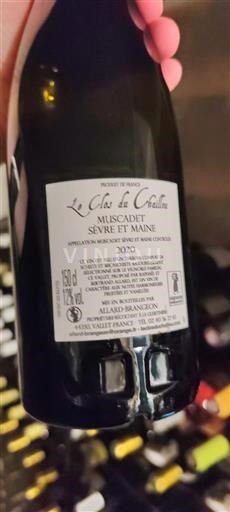 Valle della Loira Muscadet Sèvre et Maine Le Clos de Chaillé 2020