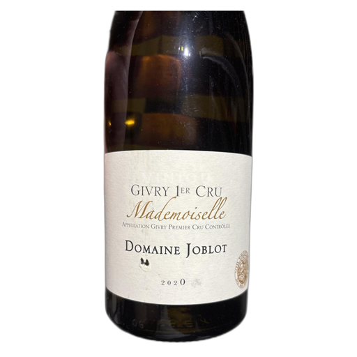 Vin Blanc sec Mademoiselle Domaine Joblot 2020 France Bourgogne Givry AOC