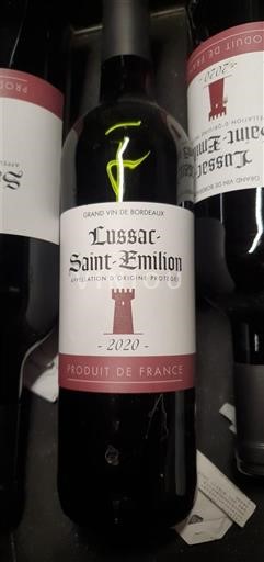 Bordeaux Lussac-saint-émilion Saint Emilion 2020
